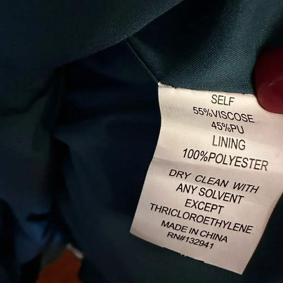 Amanda Uprichard Louie Forest Green Faux Leather Mini Swing Dress - Picture 10 of 10